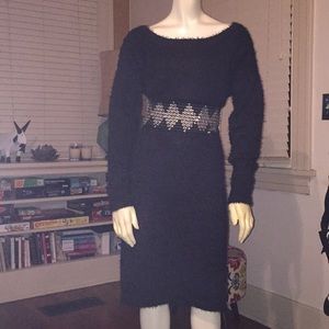 Black sweater dress. Never worn!